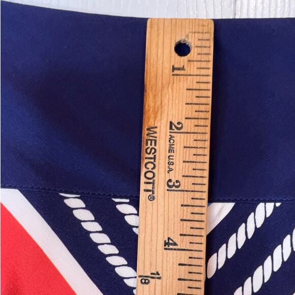 Lilly Pulitzer 100% Silk Chevron Stripe Maxi Skirt Multicolor Women’s Size 8 - Picture 13 of 16